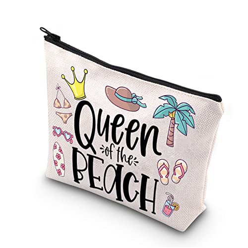 Tsotmo Beach Lover Gift Queen Of The Beach Summer Beach Trip Gift For Women Girls Beach Survival Kit Bag (Queen Beach) #TOP24