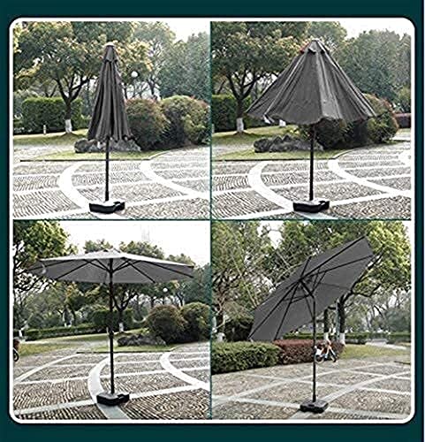 Parasol de table à manivelle 10 pieds avec toile ajustable - 5