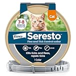 Seresto Flea and Tick Control Collar For Cats (1 Collar), Long-Lasting & Simple Treatment For Cats, 7-8 Months Of Protection, Keeps Pets Protected From Fleas & Ticks
