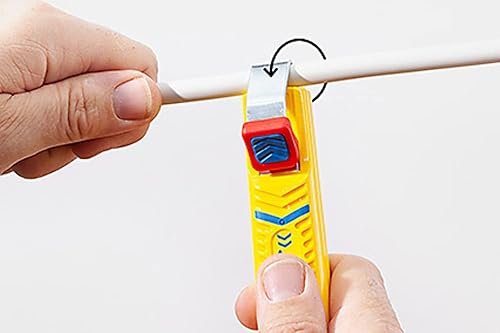 Miniatura 2 de JOKARI T10270 101602701 - Cuchillo para cables (27, 0.315-1.102 in, color amarillo)