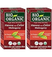 Indus Valley Henna hair color for Hair conditioning & coloring Pack of 2 (200gm) (Mahogany)