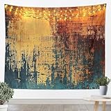 Arazzo da Parete Astratto Retrò 200x300 cm Arazzo Extra Grande Arte Dell'acquerello Arazzi...