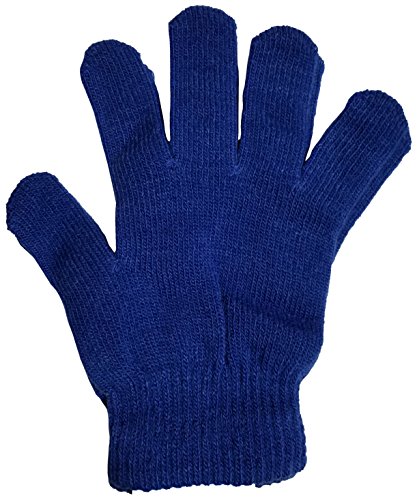 Winter Magic Gloves, 12 Pairs Stretchy Warm Knit Bulk Pack Mens Womens #TOP2