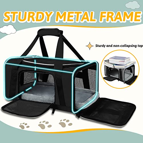 Petskd Transportadora para Animais de Estimação 17X11X9,5 Alaska Airline Aprovada, Bolsa Transportad