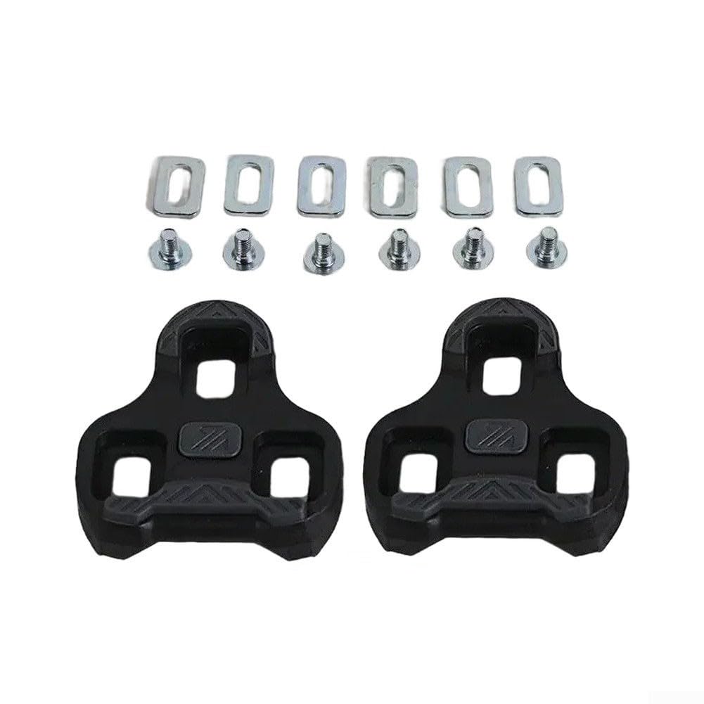 Tacchette per Pedali da Bicicletta, Sistema a 3 Fori per Bici da Strada, Angolo di flottaggio 0/4.5/9, per Scarpe e Biciclette da Mountain Bike.