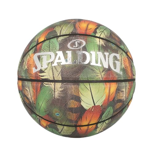 Spalding - Basketball - Größe 7 - Zertifizierter Ball - Komposit - Outdoor - rutschfest - Guter Griff - Offizielles Gewicht und Größe
