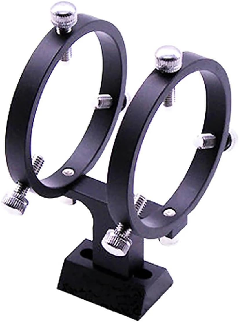 Telescope Accessory Set Adjustable Pointer Bracket 42mm 50mm 66mm 82mm Aluminium 6-Point Guidescope Mount Astronomical Telescope Telescope Camera (Color : 82mm(49-81mm))