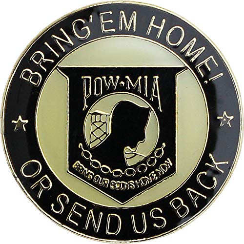 Flagline POW-MIA - Circular Lapel Pin (Bring 'em Home)