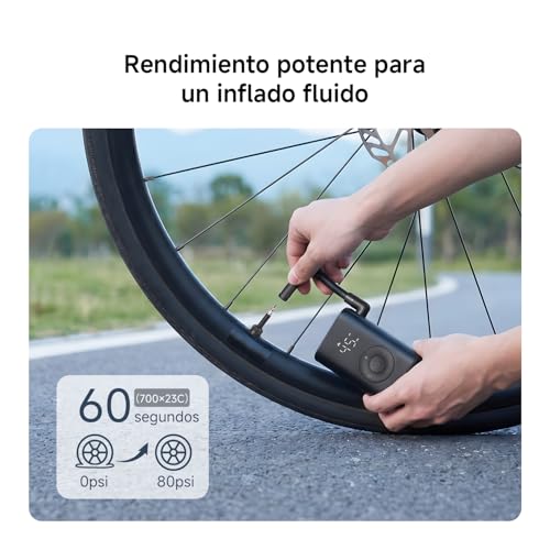 Bomba de aire ligera Xiaomi Mijia para bicicletas y neumáticos de coche inalámbrica 4