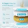 AQUA CREST Shower Filter Replacement for JOLIE® FILTERED SHOWERHEAD, High Pressure Shower Filter Replacement Cartridge For Healthier Hair and Skin, 2 Pack