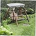Abaodam Patio Swing Chair Cover Durable Outdoor Protector for Garden Swing Chairs Water Resistant UV and Dirt Resistant for All Seasons
