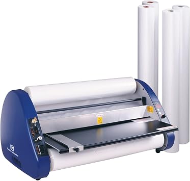 USI ARL 2700 Thermal Hot Roll Laminator Kit, Laminates Films up to 27 Wide and 5 Mils Thick, UL Listed, Includes 4 Rolls of Premium 27, 3 Mil Opti Clear Film, Industrys Best