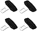 Gurtalarm Stopper,4 Stück Gurtwarner Deaktivieren Gurtstecker,Gurtschloss des Autositzes Gurtalarm Stopper,Anschnaller Adapter, Anti Gurtwarner,Gurtschloss, Gurtadapter,Gurtalarm Stopper,Schwarz