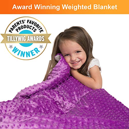 Super Soft 5 Lbs Calming Weighted Blanket for Kids - 36" x 48"