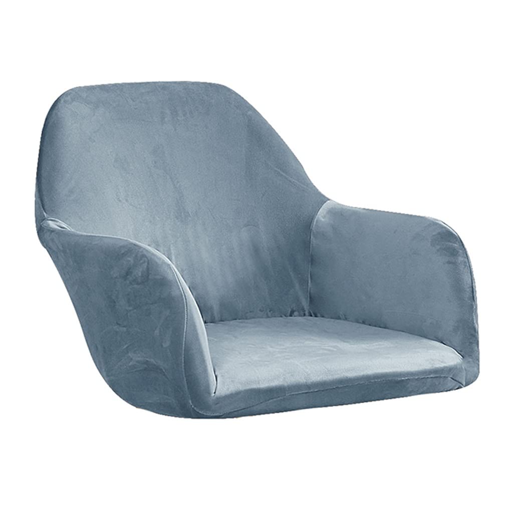 Set van 2 fluwelen Scandinavische stoelhoezen, stretch