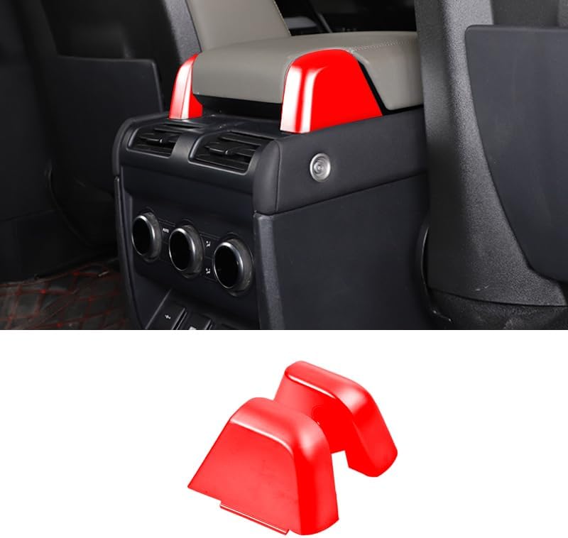 Car Accessories for Land Rover Defender 2020-2023 Armrest Lid Screw Trim ABS (Glossy Black) 2PCS