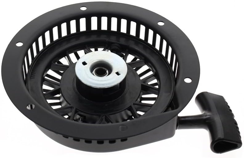 Recoil Pull Starter Assembly for Small Engines, Fits Tecumseh LH318SA, LH358SA, OH195SA, OHSK110 Models, Easy Pull Replacement, Durable Metal, Aftermarket (lawnPart#269629)