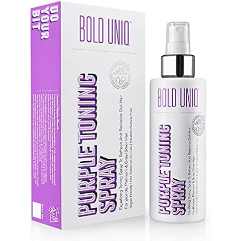 Blondes Tönungsspray - Violettes Leave-In-Toning-Spray gegen gräuliche/gelbliche Bereiche in blondem Cover