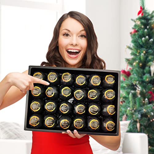 Bath Bombs Gift Set 24 Pack For Women And Men. Bubble Bath Self Care Kit. Relaxing Bath Bomb Set. Essential Oils Bath For Moisturizing Dry Skin, Relaxing & Moisturizing #TOP3