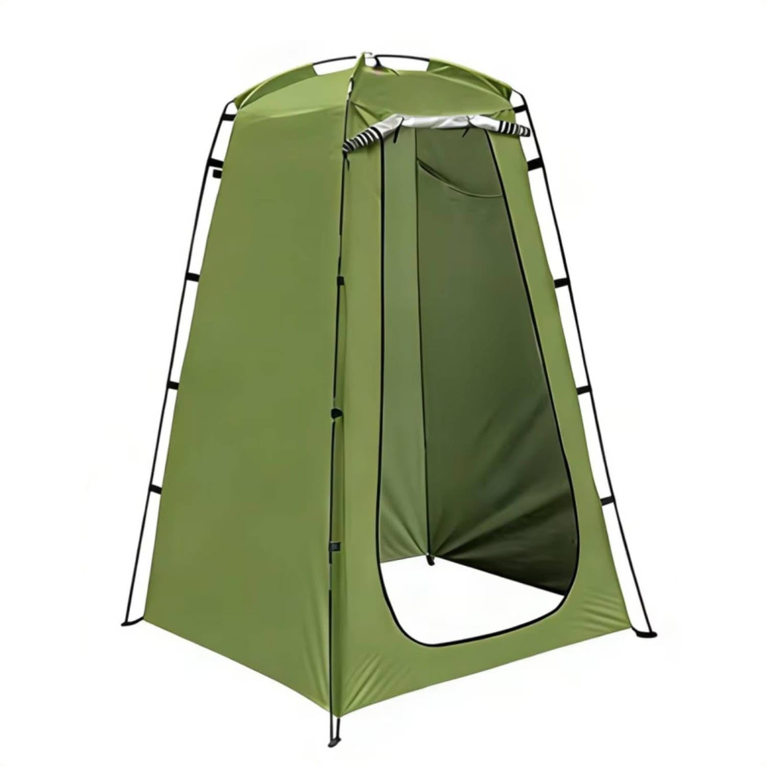 BNF® Freestanding Dressing Room Tent Rectangular Shower Tent Front Opening Outdoor Gear Windowed, Green, Hand-Built-picture-22