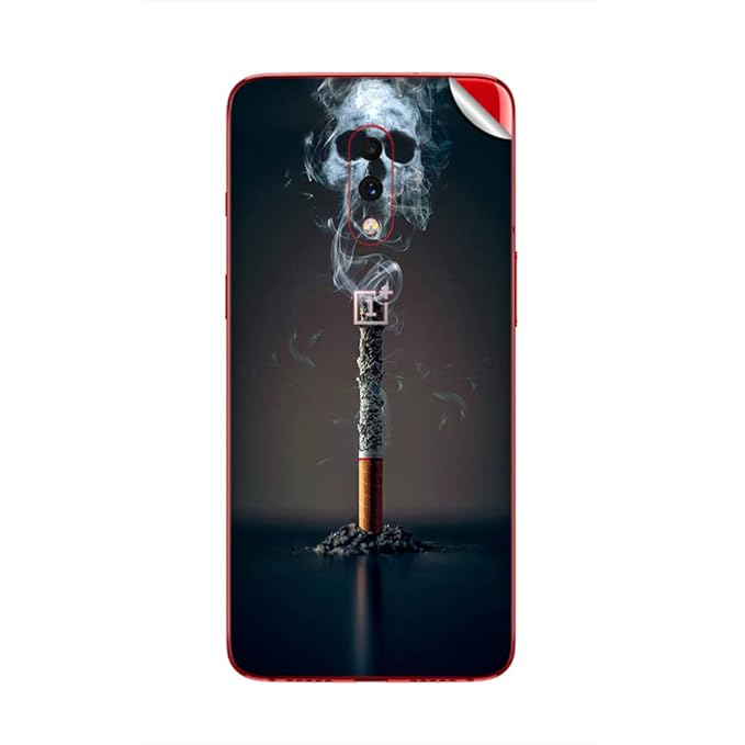 GADGETS WRAP Printed Vinyl Skin Sticker Decal for OnePlus 7 - Cigarette Multicolor