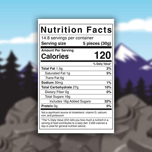 Blue Raspberry Salt Water Taffy | 1 Lb Of Gourmet Old Fashioned Candy, Individually Wrapped Soft Candy Salt Water Taffies | Blue Raspberry Flavor, Gluten Free, Old School Candy Sweets (16 Oz Bag) #TOP2