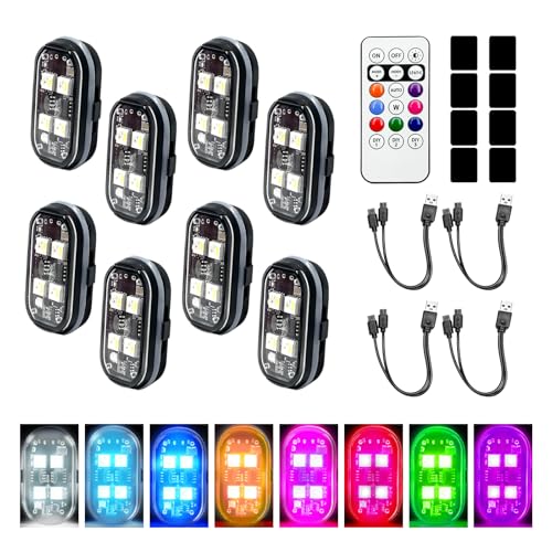 JNXIJ Wireless LED Strobe Lights