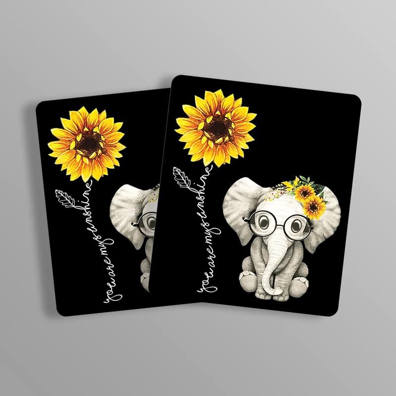 You are My Sunshine Elephant Sunflower |Great Gift Idea|Single |5 Inch Magnet | Made in The USA | Car Auto Tool Box RefrigeratorMagnet | MAG11510 image 2