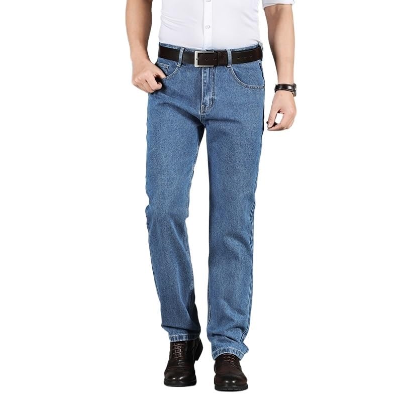 Straight Leg Business Fit Jeans Business Jeans Solid Color Pants2