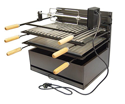Cajón Completo Con Plancha Inox Imex El Zorro En Oferta Imex El Zorro 71552 - Cajon Con Parrilla, Plancha Y Kit Pollo