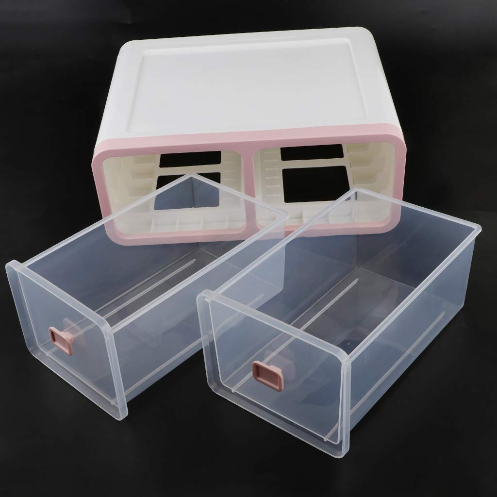 3 cajones caja de almacenamiento organizador para ropa interior, calcetines