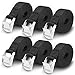 Produktbild KKTICK Spanngurte, Zurrgurte mit Klemmschloss 2,5m/25mm/250kg Ratsche verzinkte Klemmschlösser ideal zur Befestigung am Fahrradträger Auto [6 Stück]