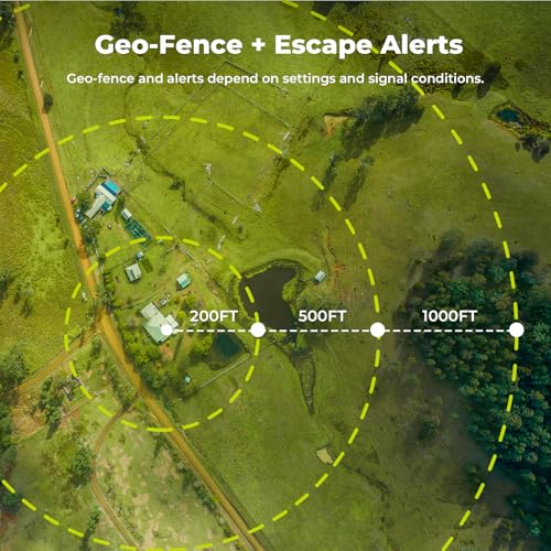 No Monthly Fee GPS Dog Tracker for Medium & Large Dogs, Off-Grid with No Cell Service, 3-Level Virtual Fence, Up to 7-Day Tracker Battery, IP67 Waterproof, Reflective Collar, Remote Light & Sound - Image 4