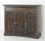 clever-moebel 3trg. Kommode aus Kiefernholz kolonialfarben, Schrank, Sideboard