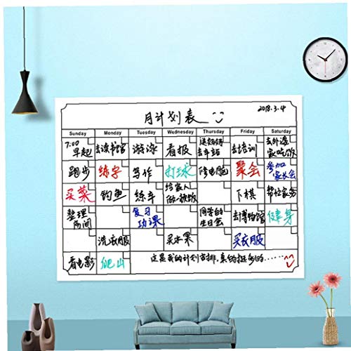 Droog wissen maandelijkse kalender set magnetische kalenders voor koelkast wit bord wekelijkse keuken koelkast planner - Image 5