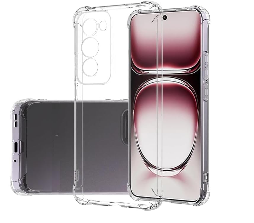 Image of for [Realme P3x] Case,[Realme P3x] Phone Back Case Cover Clear Transparent Corners TPU Shock-Absorption Flexible Cell Phone Cover for [Realme P3x] - Transparent
