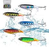 【360 °-Drehung】 360 ° -Drehköder spritzt auf Wasser und zieht beleidigende Fische an.