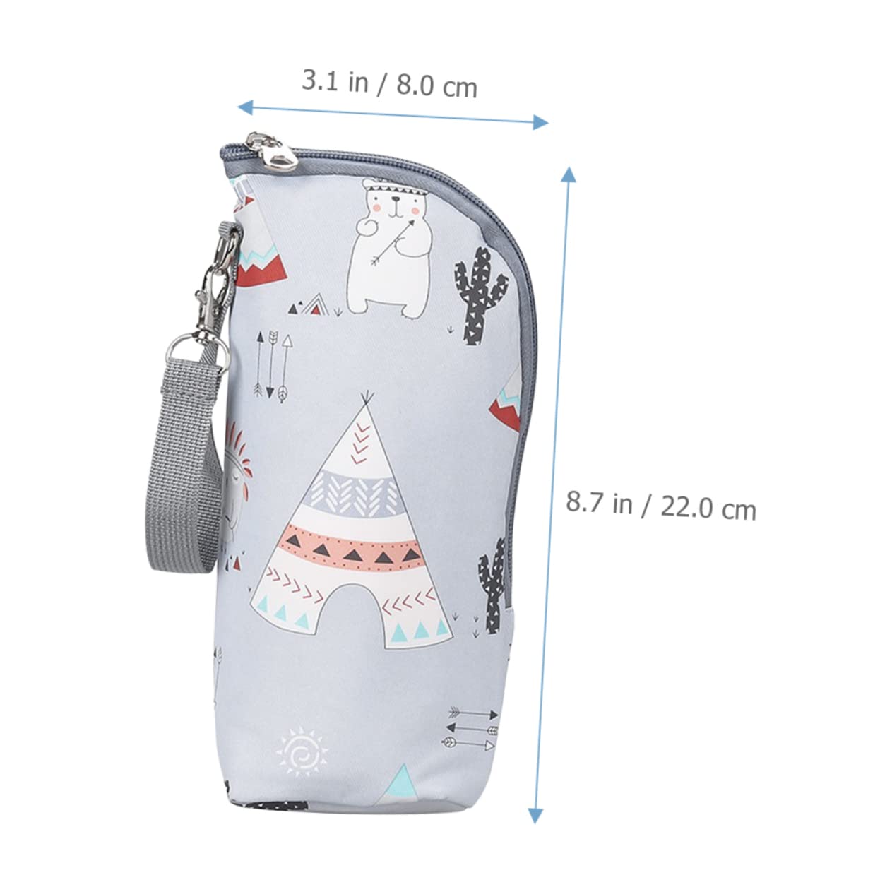 Toyvian 3pezzi Borsa Termica Per Bottiglie Di Latte Isolante e Portatile Accessorio Per Passeggino Per Viaggi e Attività All Aperto