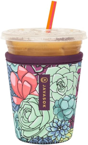 JavaSok Iced Coffee Sleeve: Stays Cold, No Drips!