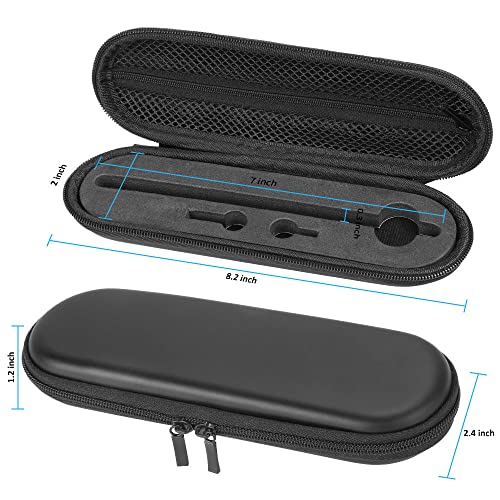 Titacute Ipencil Case, Carrying Case Compatible With Apple Pencil 2Nd Generation For Ipad Pro Pencil Holder Case Dual Zipper Pouch Eva Foam Protective Case For Stylus Pen, Ipencil Adapter/Tip Black #TOP6