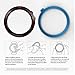 AISPORTS Bezel Ring Compatible for Garmin Fenix 3/Fenix 3 HR Bezel Loop Adhesive Cover Anti Scratch Stainless Steel Metal Bezel Styling Frame Circle Protective Case Cover for Garmin Fenix 3/Fenix 3 HR