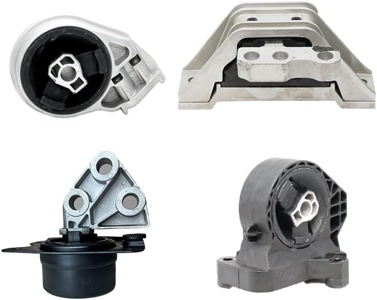 Compatible with 2005-2010 Chevrolet Cobalt 2.2L/2.4L MANUAL Trans & Motor Mount Set 4PCS : A5384, A5832, A5374, A5831 - K3468