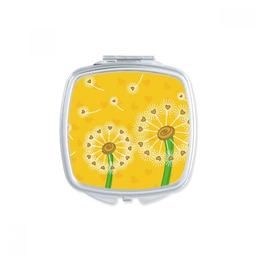 Miroir carré compact avec reflet net pour maquillage nomade
