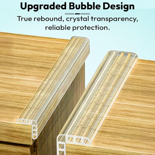Image of Zeccorp 3-Meter Upgraded Baby Proofing Ultra Soft Edge Protector, Transparent Anti-Collision Strip with Strong Adhesive, Child Soft Air Cushion Corner Protectors for Furniture Table Cabinets,3m
