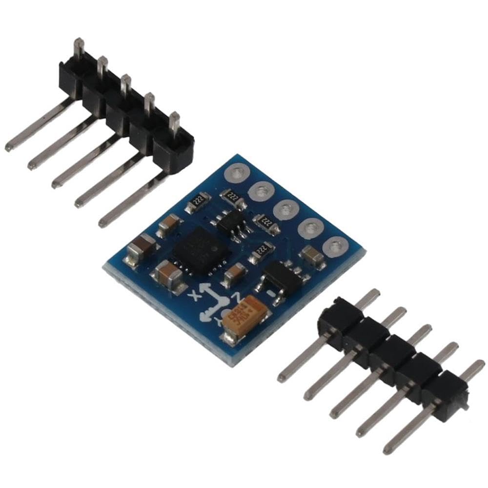 SHUATI GY-271 QMC5883L Electronic Compass Module, Sensor Blocks HMC5883L Magnetic Field Sensor, 3-5V IIC Triple Axis High Accurancy Compass Magnetic Sensor Module Compatible HMC5883L