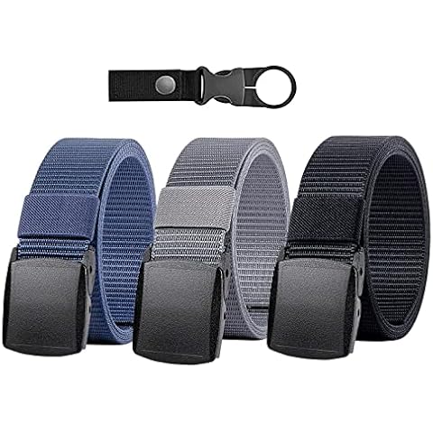 KNNICE Gürtel Herren Arbeitsgürtel, Taktischer Gürtel 3,8cm Breite Nylon Unisex Canvas Gürtel Damen Cover