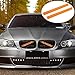 Produktbild Merisny Frontgrilleinsatz Zierleisten für BMW Zubehör, 7 Farbe M Sportstil Grillstreifen Passend Kompatibel für BMW F20 F21 F22 F23 F30 F31 F32 F33 F34 F36 F44 F45 F46 G11 G12 G30 G31 G32 G38 GT