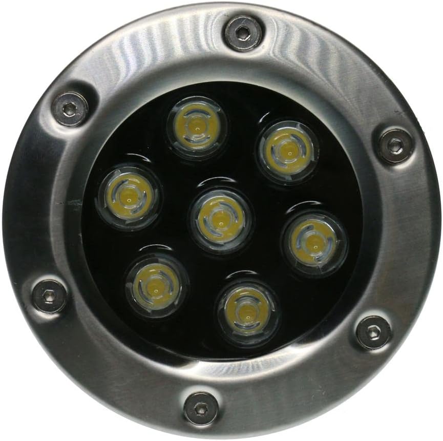 7 W Floor Buried Lawn Lamp Dual Use Floor Lamp Garden Decorative Light White 150 x 95 x 140 mm