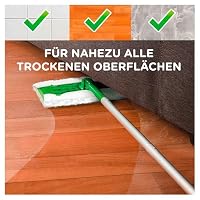 Swiffer Bodenwischer 3D Clean Starterkit, 1 Stab + 4 Trockene Bodentücher + 2 Feuchte Bodentücher, Set für Hartholz & Hartböden, entfernt Staub & Schmutz – Ansicht 6