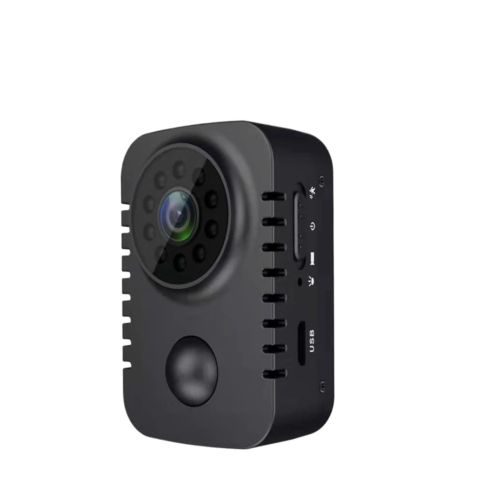 JVDDI Body Camera HD Mini Body Camera 1080P Security Pocket Night Vision Motion Activated Small Cam For Cars Standby PIR Video Recorder for Outdoor Recording(4)
